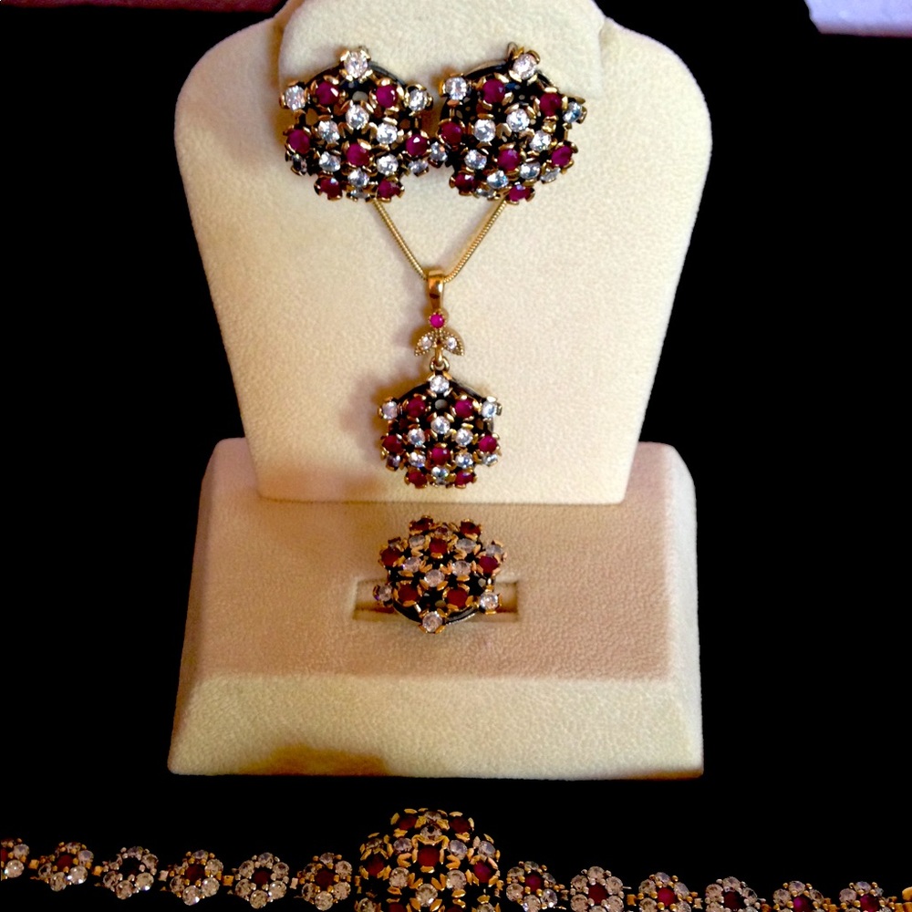Turkish ruby set $55